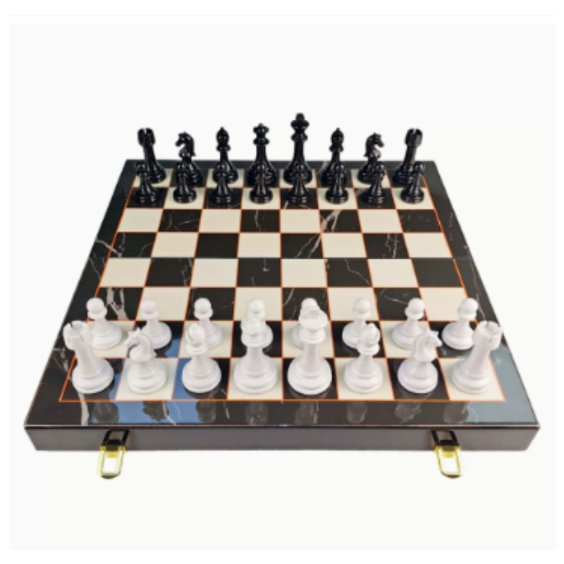 Board Game Box - Hoogwaardig schaakspel van massief hout met