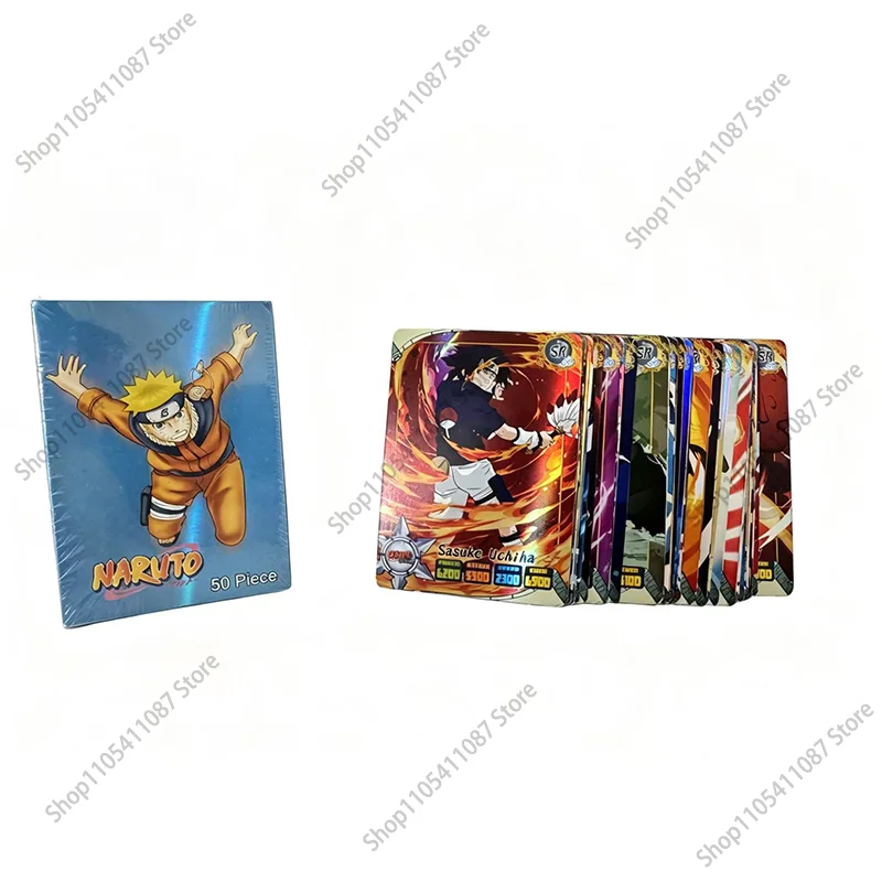 Board Game Box - **50 stuks Naruto Engelse kaarten Flashy