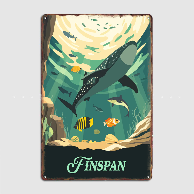 Board Game Inspiration - Finspan bordspel geïnspireerd poster metalen bord