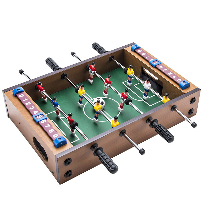 Board Game Football - Tafel met zes staven Tafelvoetbal Houten
