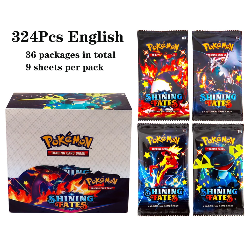324 stks/doos Pokemon TCG: Shi - Board Game Box recensie en prijs