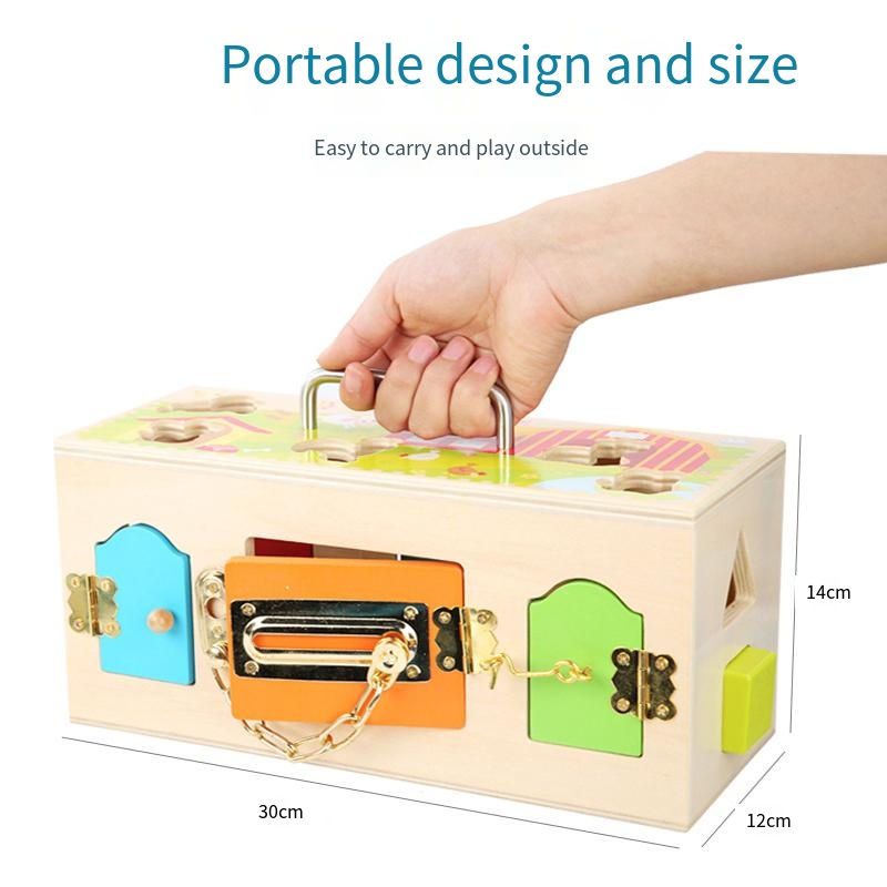 Montessori Lock Box Speelgoed  - Board Game Box recensie en prijs