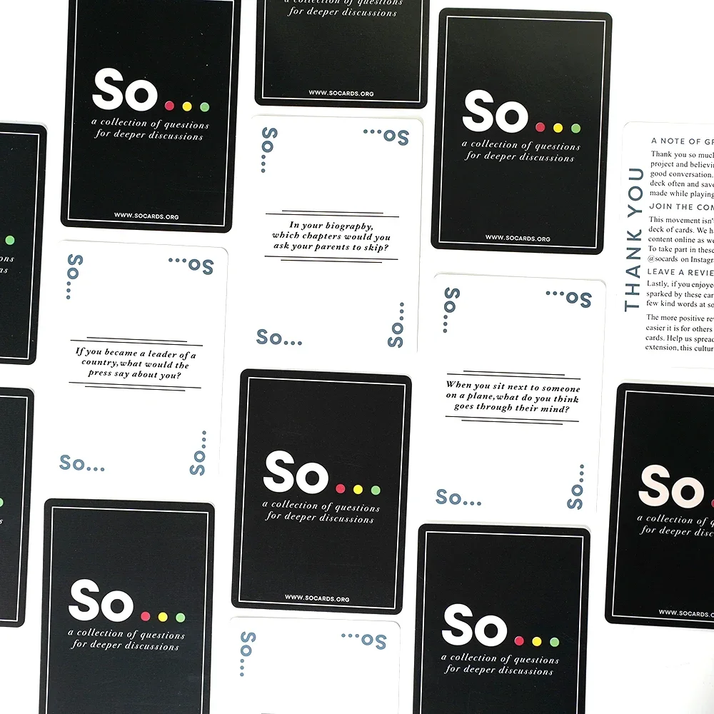 Hoge kwaliteit So Cards Conver - Board Game Question recensie en prijs