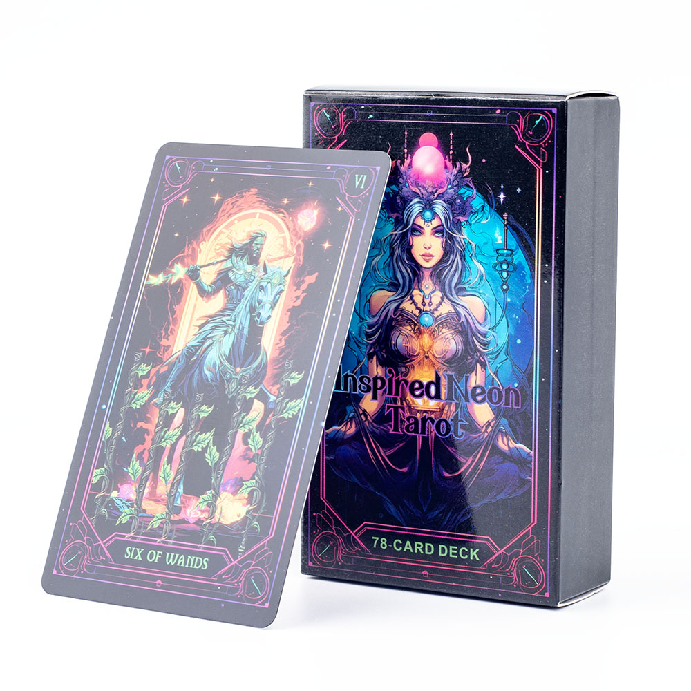 Geïnspireerd Neon Tarot Deck 7 - Board Game Inspiration recensie en prijs