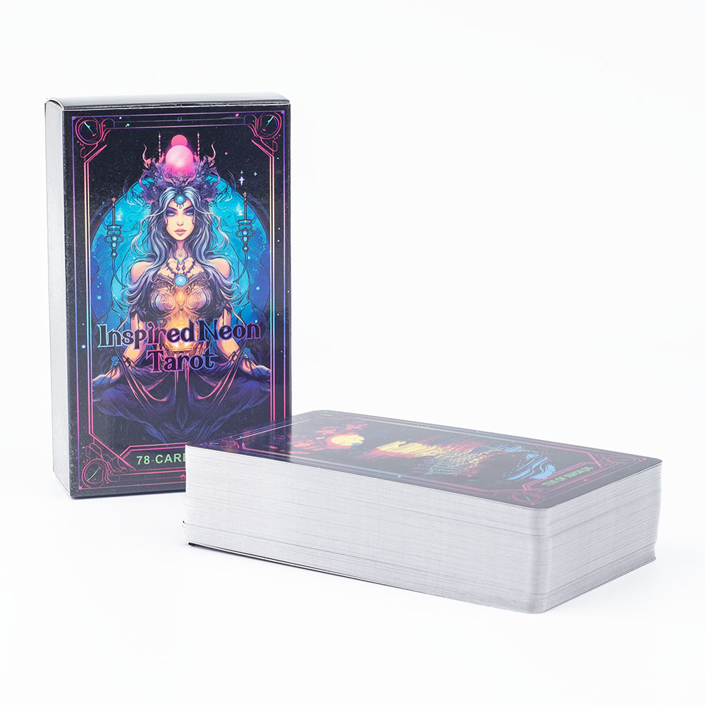 Geïnspireerd Neon Tarot Deck 7 - Board Game Inspiration recensie en prijs
