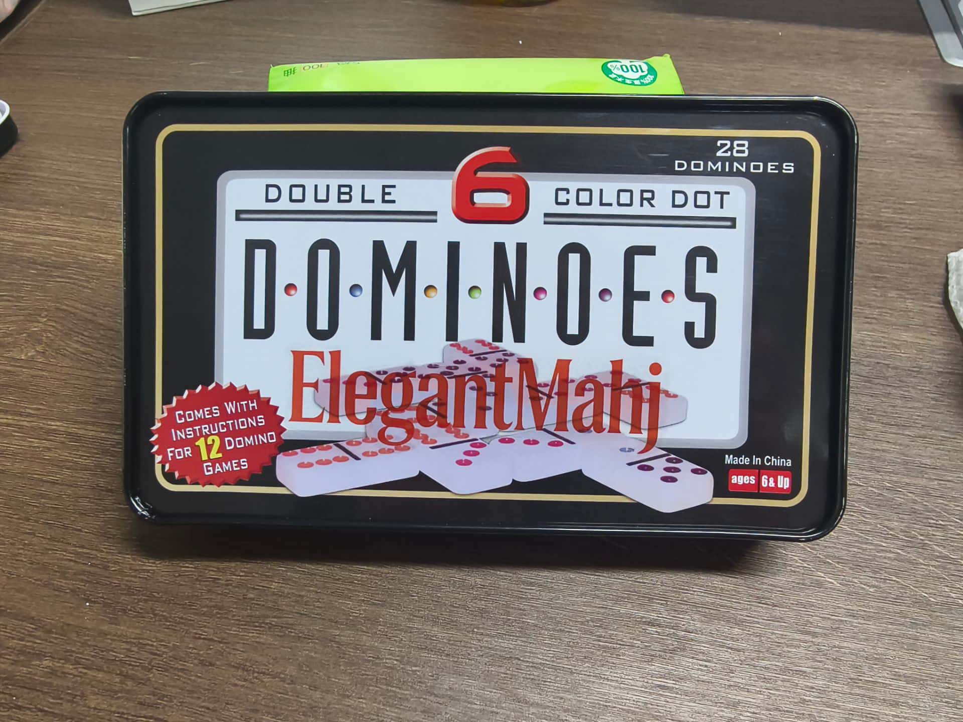 ElegantMahj Dubbele Zes Domino - Board Game Box recensie en prijs